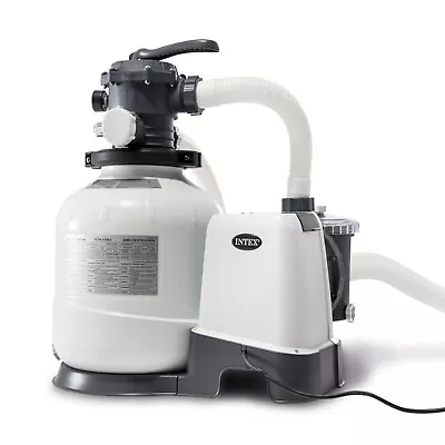 £279.99 • Buy Intex 26648 Krystal Clear 2800 GPH Above Ground Swimming Pool Sand Filter Pump 