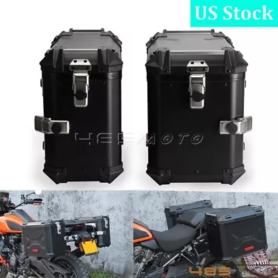 Motorcycle Rear Trunk Cases W/ Brackets For Harley Pan America RA1250 RA1250S US • $799.99