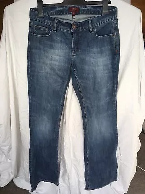 £5 • Buy Oasis Low Rise Jeans Womens Size 10 UK Blue Denim Straight Leg