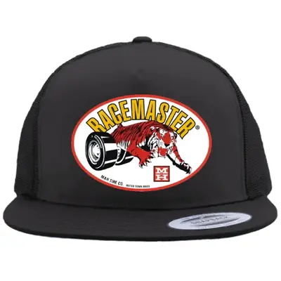 M&H Racemaster Trucker Hat Flat Bill 3 Colors Hot Rods Drag Racing • $23.95