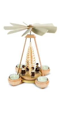 German Christmas Pyramid Carolers 4 Figurines 1-tier Height 24.. MU 10120 NEW • $179.84