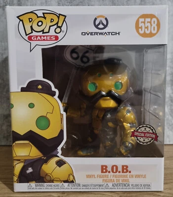 $50 • Buy Funko Pop Vinyl - Overwatch - B.O.B. #558 (Gold)