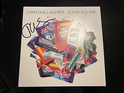 Signed John Squire Liam Gallagher 12” Vinyl Album Oasis The Stone Roses • £50