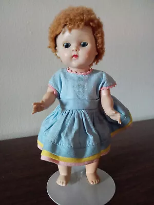 VINTAGE 1952-53 VOGUE GINNY CRIB CROWD BABY DOLL Tagged Stand • $15.50