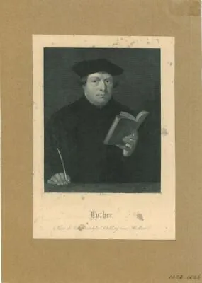 Portrait Of Martin Luther • $87.50