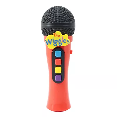 The Wiggles Sing Along Microphone W/ 4 Songs Red Kids Musical Play Toy 3y+  • $29