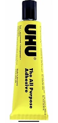 UHU ALL PURPOSE GLUE 20ml SIZE TUBES STRONG CLEAR ADHESIVE Uk Stock Free Post • £2.99