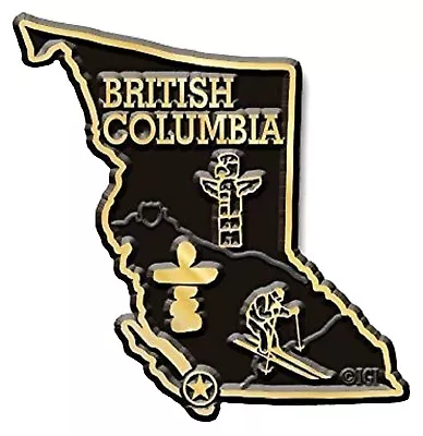 British Columbia Map Fridge Magnet • $5.99