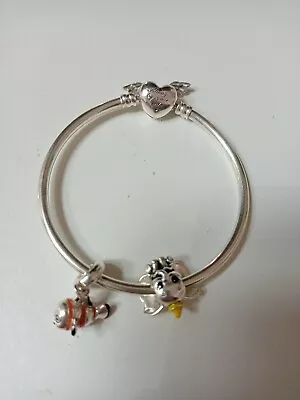 Pandora Bracelet With Charms • $100