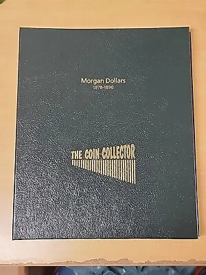 The Coin Collector Album Morgan Dollars Collection US 1878 1890 Not Dansco NEW • $19.95