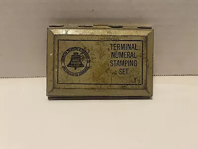 Vintage AT&T Terminal Numbering System Bell System In Tin Box Used • $24