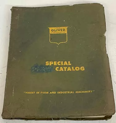 Vintage Origianl 1951 Oliver Special Parts Catalog Industrial And Farm Machinery • $64.95