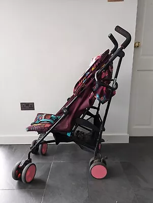 Used Cosatto Stroller For Sale In Burgundy With Lama Pattern • £17