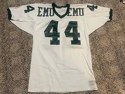 Vintage Sand Knit Eastern Michigan Game Worn? Jersey Size L EMU Football Mesh • $119.99