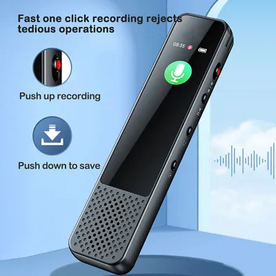 Digital Voice Recorder With Bluetooth Audio Sound Mini Player MP3 Phone Recorder • $23.76