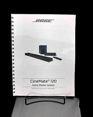 Bose CineMate 120 Home Theater System Owners Guide Manual Instructions • $16