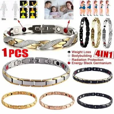 Health Care Magnetic Bracelet Weight Loss Therapy Bangle Women Men Wrist Healing • $2.27