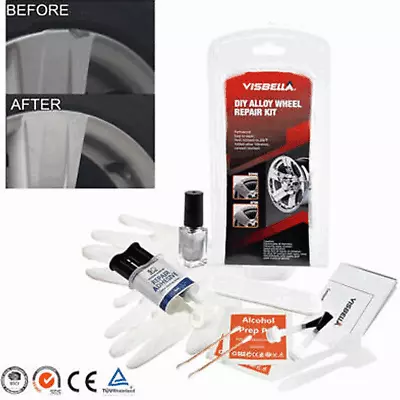 $8.99 • Buy DIY Alloy Wheel Repair Adhesive Rim Surface Damage Car Auto Rim Dent Scratch Kit