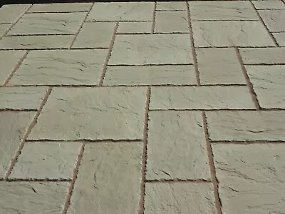10sqm Buff Garden Patio Paving Slabs Flags Stone Concrete (delivery Exceptions) • £265