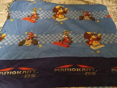 Blue Mario Kart DS Flat Sheet Size: Twin • $8.95