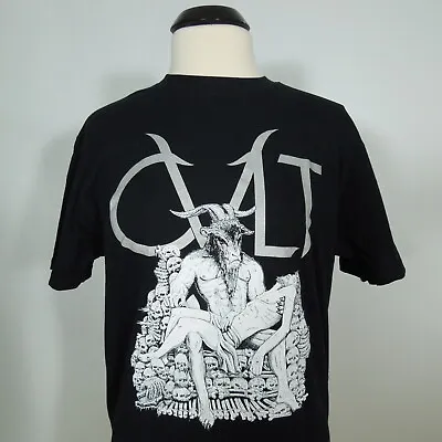 . CVLT Magazine CULT Mexico L LARGE Official T-Shirt Black Mens Softstyle • $21.31