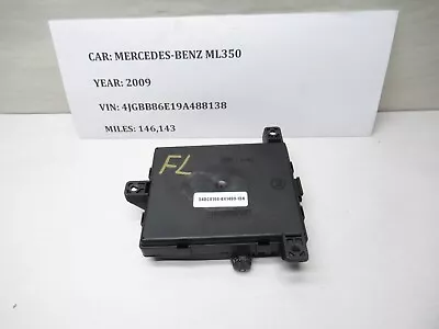 06-13 Mercedes ML350 Front Left Door Control Module A1648209385 OEM & SANA • $27.90