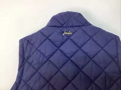 Tom Joules Blue  Quilted Vest Gilet Coat Jacket Size US 8 Women's 38x23” • $25