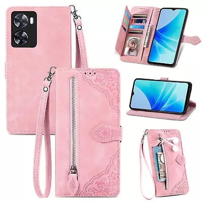 For OPPO A78 A58 Find X5 Lite Reno 8T 8 Pro Flip Magnetic Wallet Card Case Cover • $15.44