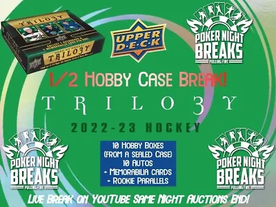 $5.50 • Buy BUFFALO SABRES 2022-23 UD Trilogy Hockey 1/2 Hobby Case Break 10 Box #2