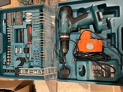 Makita 8391d 18v Cordless Combi Drill With Battery Charger & Carry Case - Works • £31
