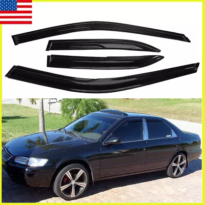 For 1997-2001 Toyota Camry JDM Mugen Window Visor Sun Rain Guards Wind Deflector • $27.99