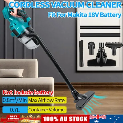 Cordless Vacuum Cleaner Handheld Bagless Vac With Nozzle For Makita 18V Battery • $99.99