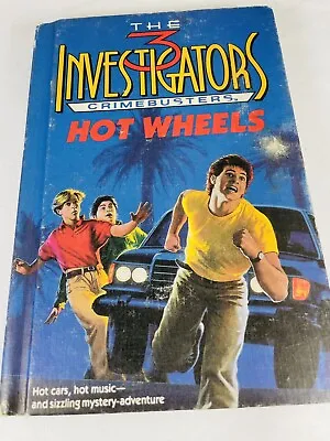 Vintage 3 Investigators Crimebusters Hot Wheels 1st Print Hardcover Book Arden • $16.06