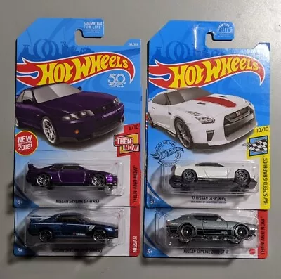 Hot Wheels * NISSAN SKYLINE GT-R *  LOT OF 4 DIFFERENT • $10.50