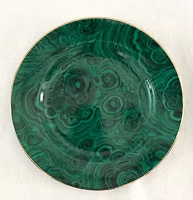 Vintage Neiman Marcus Malachite Dessert/Bread Plate-6.25  • $32.50