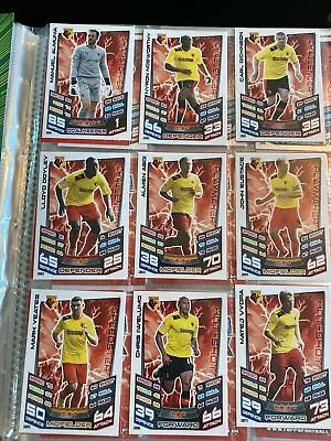 Topps Match Attax 2012/2013 Championship Watford  9 Players Cards • £1.99