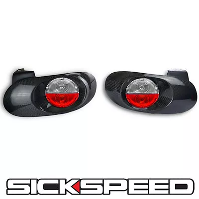 Carbon Fiber Taillight Conversion Kit Insert For Miata With Clear/red Lights Nb • $399.88