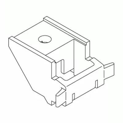 £4.07 • Buy 2 Silent Gliss 3603 Curtain Track Top Fix Brackets White Rail Supports