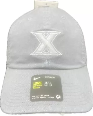 Nike Heritage 86 Xavier 1 Size Hat Cap Cool Gray Strapback Unisex NWT • $24.95