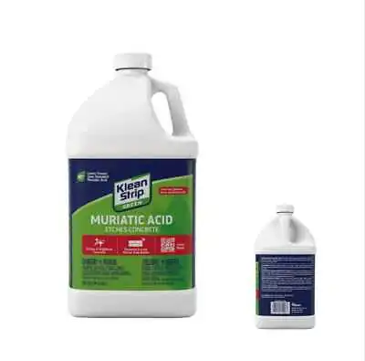 NEW Green Muriatic Acid 1 Gal Etches Brightens Concrete And Masonry • $12.39