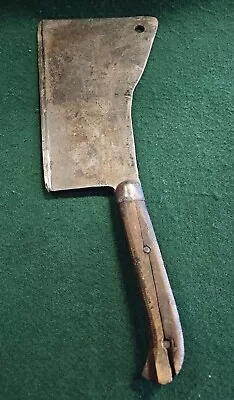 Antique L&i J White No. 10 Butcher's Cleaver Buffalo N.y. 1837 2-pin Rare • $375