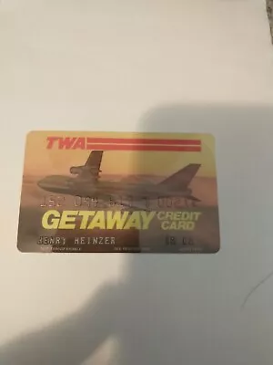 Vintage TWA GETAWAY Credit Card *Free Shipping* • $8.99