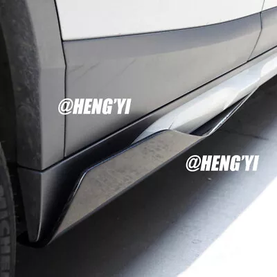Universal Winglet Style Side Skirt Lip Painted Gloss Black For Bmw • $34.89