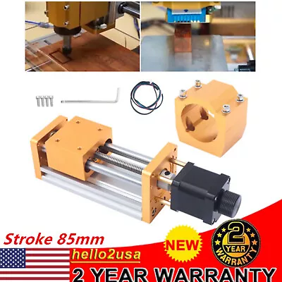 CNC Z-axis Stroke 85mm With Stepping Motor CNC 3018plus Metal For 200w 300w 800w • $65.55