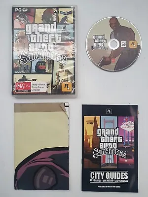 Grand Theft Auto: San Andreas For PC Includes Guide & Map +Freepostage  • $22.50