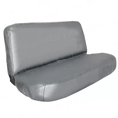NEW Universal PU Synthetic Leather FULL SIZE Bench Truck Seat Cover Gray Deluxe • $57.46