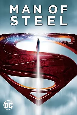 2013 Man Of Steel Movie Poster 11X17 Superman Clark Kent Henry Cavill Lois 🍿 • $12.83