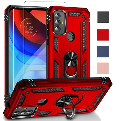 For Motorola Moto G Play 2023 Case Shockproof Stand Armor Cover+Screen Protector • $1.99