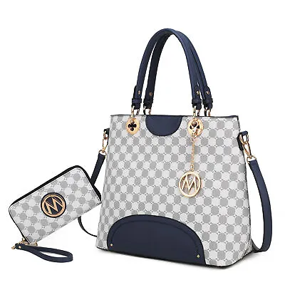 Women Lady Lather Handbag Handbag With Wallet • £84.85