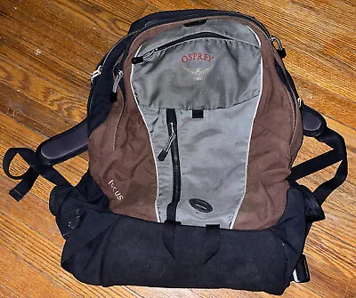 $25 • Buy OSPREY FOCUS BACKPACK, GREY / Brown - Used Condition